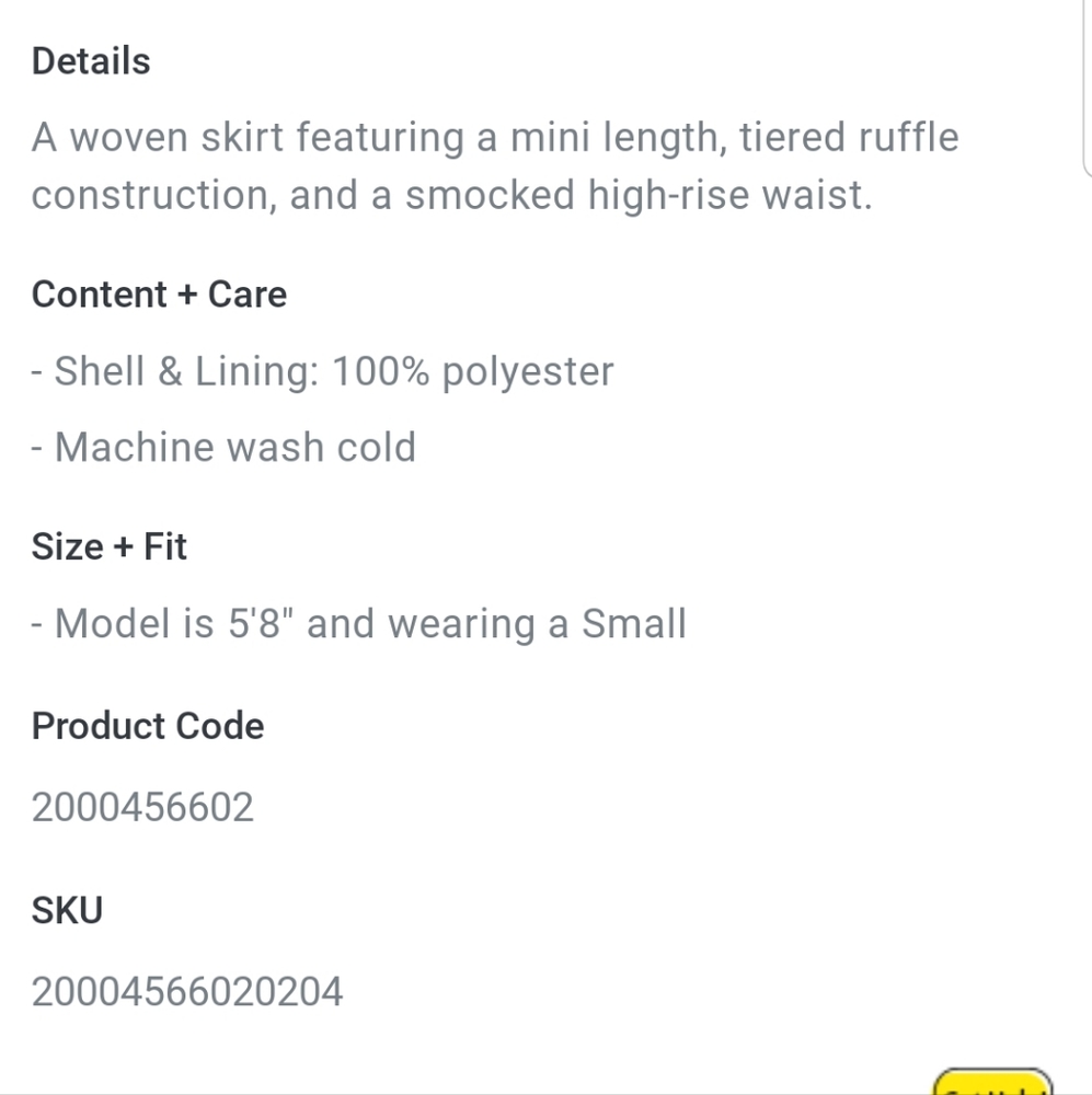 ☀️Forever 21 BLACK Woven Mini Skirt - Picture 10 of 10